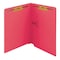 Smead Color Fastener Folder, 3/4" Exp, Letter, 50/BX, Red PK SMD25740 - alternate 1